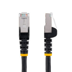StarTech.com Câble Ethernet CAT6a 50cm - Low Smoke Zero Halogen (LSZH), 10 Gigabit 500MHz 100W PoE RJ45 S/FTP Cordon Réseau Snag