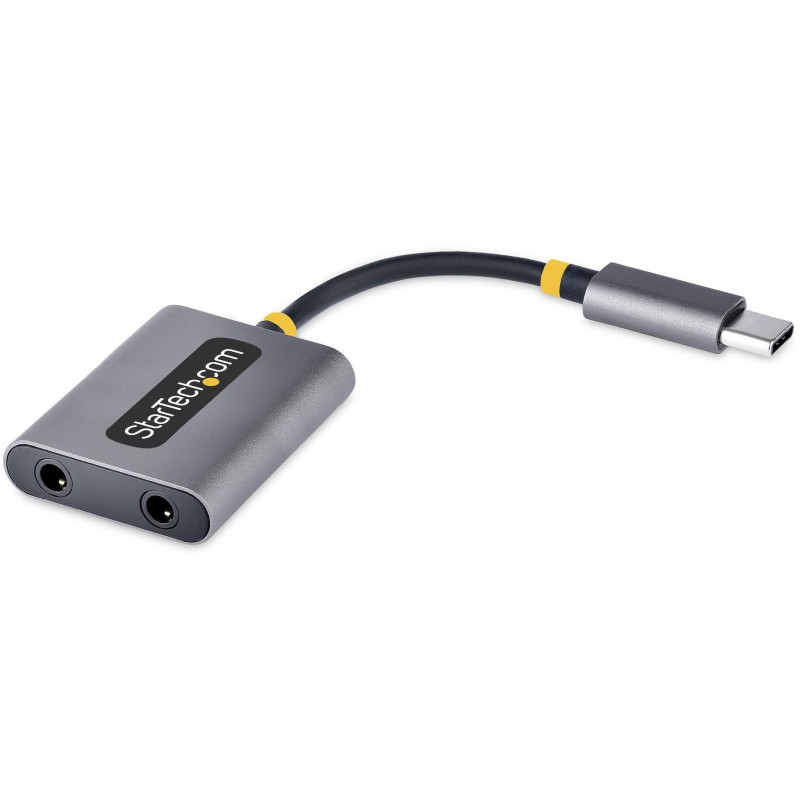 StarTech.com Adaptateur Casque USB-C - Splitter Audio, Double Casque USB Type C avec Entrée Micro, Adaptateur USB C vers Jack 3. StarTech.com Adaptateur Casque USB-C - Splitter Audio, Double Casque USB Type C avec Entrée Micro, Adaptateur USB C vers Jack 3.