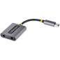 StarTech.com Adaptateur Casque USB-C - Splitter Audio, Double Casque USB Type C avec Entrée Micro, Adaptateur USB C vers Jack 3. StarTech.com Adaptateur Casque USB-C - Splitter Audio, Double Casque USB Type C avec Entrée Micro, Adaptateur USB C vers Jack 3.