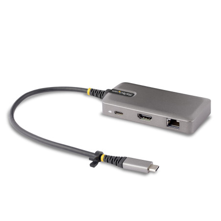 StarTech.com Adaptateur Multiport USB-C - 4K 60Hz HDMI avec HDR - Hub USB 3.0 5Gbps à 2 Ports - 100W Power Delivery Pass-Through