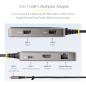 StarTech.com Adaptateur Multiport USB-C - 4K 60Hz HDMI avec HDR - Hub USB 3.0 5Gbps à 2 Ports - 100W Power Delivery Pass-Through StarTech.com Adaptateur Multiport USB-C - 4K 60Hz HDMI avec HDR - Hub USB 3.0 5Gbps à 2 Ports - 100W Power Delivery Pass-Through