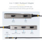 StarTech.com Adaptateur Multiport USB-C - 4K 60Hz HDMI avec HDR - Hub USB C 3 Ports - 100W Power Delivery Pass-Through - Adaptat StarTech.com Adaptateur Multiport USB-C - 4K 60Hz HDMI avec HDR - Hub USB C 3 Ports - 100W Power Delivery Pass-Through - Adaptat