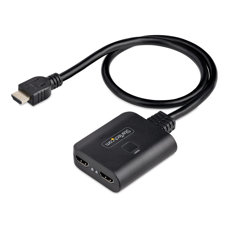StarTech.COM Répartiteur HDMI 2 Ports - Vidéo HDMI 2.0 4K 60Hz - Répartiteur HDMI 4K 1 Entrée 2 Sorties - Splitter 1x2 Sortie HD StarTech.COM Répartiteur HDMI 2 Ports - Vidéo HDMI 2.0 4K 60Hz - Répartiteur HDMI 4K 1 Entrée 2 Sorties - Splitter 1x2 Sortie HD