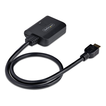 StarTech.COM Répartiteur HDMI 2 Ports - Vidéo HDMI 2.0 4K 60Hz - Répartiteur HDMI 4K 1 Entrée 2 Sorties - Splitter 1x2 Sortie HD