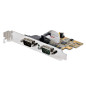 StarTech.com Carte Série PCI Express à 2 Ports - Carte d'Extension PCIe à RS232/DB9 - Adaptateur PCIe, UART 16C1050, Supports St StarTech.com Carte Série PCI Express à 2 Ports - Carte d'Extension PCIe à RS232/DB9 - Adaptateur PCIe, UART 16C1050, Supports St