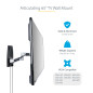 StarTech.com Support Mural TV Articulé - Support Mural VESA, Support TV de 26 à 65 Pouces - Accroche TV Murale Rétractable à Pro StarTech.com Support Mural TV Articulé - Support Mural VESA, Support TV de 26 à 65 Pouces - Accroche TV Murale Rétractable à Pro