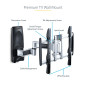 StarTech.com Support Mural TV Articulé - Support Mural VESA, Support TV de 26 à 65 Pouces - Accroche TV Murale Rétractable à Pro StarTech.com Support Mural TV Articulé - Support Mural VESA, Support TV de 26 à 65 Pouces - Accroche TV Murale Rétractable à Pro