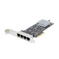 StarTech.com Carte Réseau PCIe à 4 Ports 2,5 Gbps NBASE-T, Intel I225-V - Carte Réseau pour PC - Carte Réseau Ethernet Multi-Gig StarTech.com Carte Réseau PCIe à 4 Ports 2,5 Gbps NBASE-T, Intel I225-V - Carte Réseau pour PC - Carte Réseau Ethernet Multi-Gig