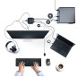 StarTech.COM C2-H46-UAC-CBL-KVM commutateur écran, Clavier et Souris Noir StarTech.COM C2-H46-UAC-CBL-KVM commutateur écran, Clavier et Souris Noir
