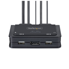 StarTech.COM C2-D46-UC2-CBL-KVM commutateur écran, Clavier et Souris Noir