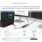 StarTech.com Adaptateur USB-C vers Double HDMI - USB-C ou A vers 2X HDMI - 4K 60Hz - 100W Power Delivery Pass-Through - Câble In StarTech.com Adaptateur USB-C vers Double HDMI - USB-C ou A vers 2X HDMI - 4K 60Hz - 100W Power Delivery Pass-Through - Câble In