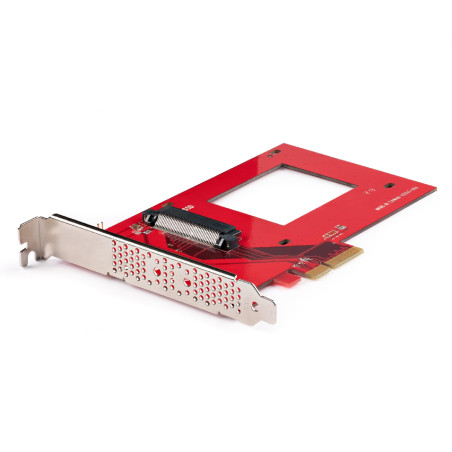 StarTech.com Carte Adaptateur U.3 vers PCIe, Adaptateur PCIe 4.0 x4 pour SSD U.3 NVMe de 2,5" - Carte d'Extension PCI Express SF