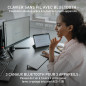 CHERRY KW 7100 MINI BT, Clavier compact multi-appareils avec trois canaux Bluetooth, Disposition UK (QWERTY), Design plat, étui CHERRY KW 7100 MINI BT, Clavier compact multi-appareils avec trois canaux Bluetooth, Disposition UK (QWERTY), Design plat, étui