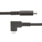 StarTech.com Câble USB-C Robuste à Angle Droit de 2m, USB 3.2 Gen 2 (10 Gbps), Cordon de Transfert de Données USB-C à C Complet StarTech.com Câble USB-C Robuste à Angle Droit de 2m, USB 3.2 Gen 2 (10 Gbps), Cordon de Transfert de Données USB-C à C Complet