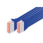 DIGITUS Câble LAN Cat 6-2m - 10 pièces - RJ45 Câble réseau - S/FTP Blindé - Compatible Cat 6A & Cat 7 - Bleu DIGITUS Câble LAN Cat 6-2m - 10 pièces - RJ45 Câble réseau - S/FTP Blindé - Compatible Cat 6A & Cat 7 - Bleu