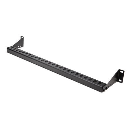 StarTech Guide-Câbles Montable en Rack 1U avec Profondeur Réglable, Support de Câbles pour Racks/Armoires 19", Barre de Fixation