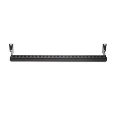 StarTech Guide-Câbles Montable en Rack 1U avec Profondeur Réglable, Support de Câbles pour Racks/Armoires 19", Barre de Fixation