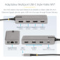 StarTech.com Adaptateur USB-C Triple Moniteur Multiport - Double HDMI 4K 60Hz + 4K 30Hz et DisplayPort, Hub USB 10Gbps 3 ports, 