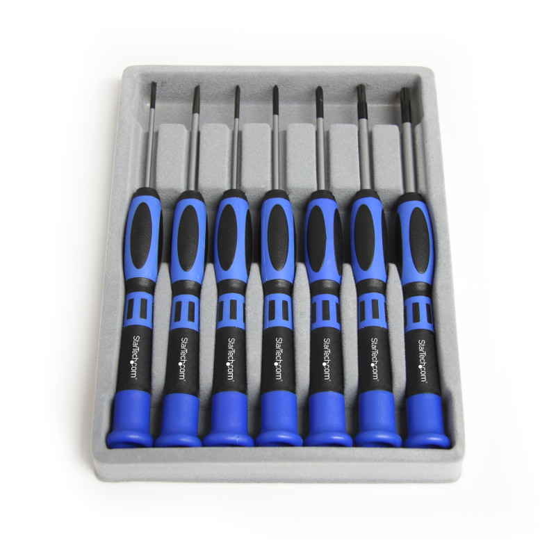 StarTech.com Kit de 7 Tournevis de Précision pour Ordinateurs - Trousse à Outils PC (CTK100P)