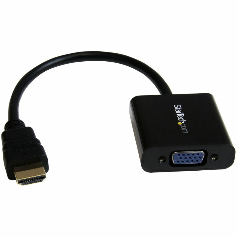 StarTech.com Adaptateur d'Affichage Haut Débit 1080p 60Hz HDMI vers VGA - Convertisseur Vidéo Actif HDMI vers VGA (Mâle vers Fem StarTech.com Adaptateur d'Affichage Haut Débit 1080p 60Hz HDMI vers VGA - Convertisseur Vidéo Actif HDMI vers VGA (Mâle vers Fem