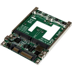 StarTech.com Adaptateur RAID 2x SSD mSATA vers SATA 2,5" (25SAT22MSAT)