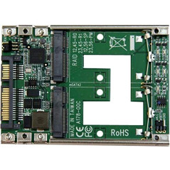 StarTech.com Adaptateur RAID 2x SSD mSATA vers SATA 2,5" (25SAT22MSAT)