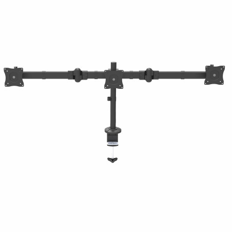 StarTech.com Support de Bureau Bras Triple pour Moniteur - Support VESA 3 Écran jusqu'à 27" - Mât Articulé/Réglable - Inclinaiso