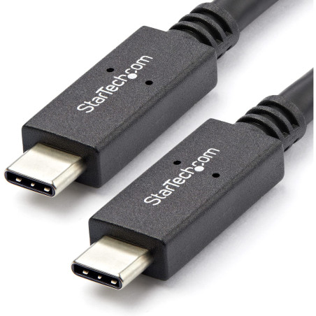 StarTech.com Câble USB-C vers USB-C avec Power Delivery (5A) de 1 m - M/M - USB 3.1 (10 Gb/s) - Certifié USB-IF (USB31C5C1M)