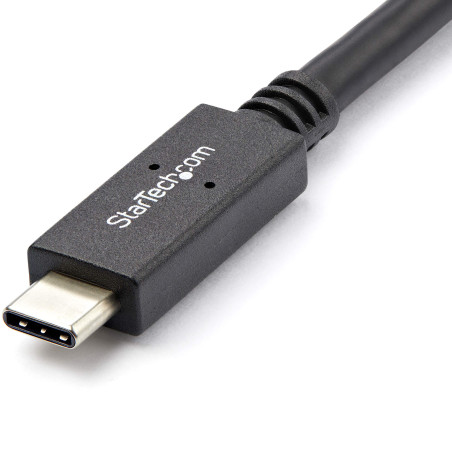 StarTech.com Câble USB-C vers USB-C avec Power Delivery (5A) de 1 m - M/M - USB 3.1 (10 Gb/s) - Certifié USB-IF (USB31C5C1M)