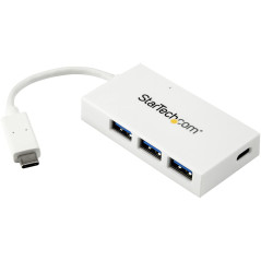 StarTech 4-Port USB C avec USB-A Hub - Blanc