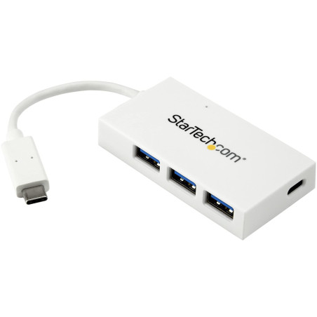 StarTech 4-Port USB C avec USB-A Hub - Blanc