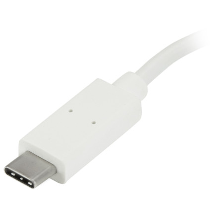 StarTech 4-Port USB C avec USB-A Hub - Blanc