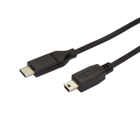 StarTech.com Câble USB 2.0 Type-C vers Mini-B de 2 m - Cordon USB-C vers USB Mini B - Mâle / Mâle (USB2CMB2M)