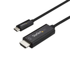 StarTech.com Adaptateur USB-C vers HDMI 1m - Câble Vidéo USB Type-C Vidéo DP Alt Mode vers HDMI 2.0 - Câble d'Écran DP 1.2 HBR2