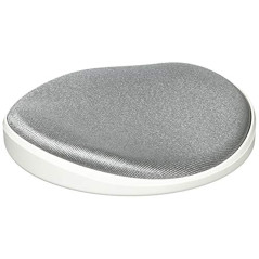 StarTech.com Repose-Poignet Ergonomique pour Bureau - Repose-Poignet Coulissant pour Souris - Tissu argenté - Support de Poignet