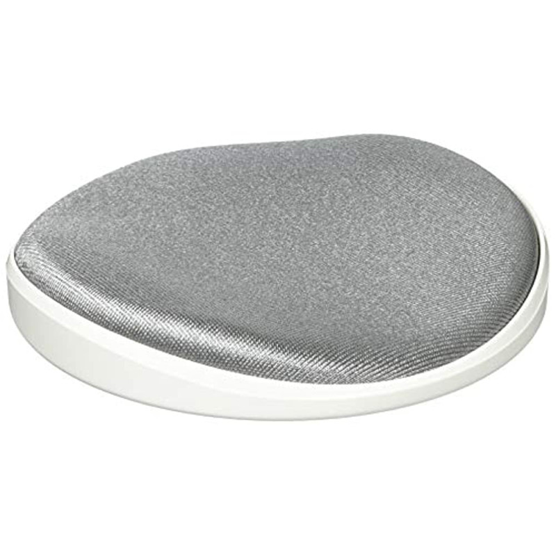 StarTech.com Repose-Poignet Ergonomique pour Bureau - Repose-Poignet Coulissant pour Souris - Tissu argenté - Support de Poignet