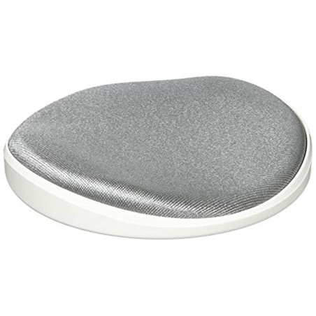 StarTech.com Repose-Poignet Ergonomique pour Bureau - Repose-Poignet Coulissant pour Souris - Tissu argenté - Support de Poignet