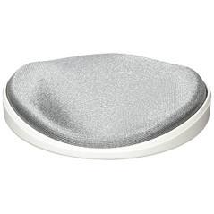StarTech.com Repose-Poignet Ergonomique pour Bureau - Repose-Poignet Coulissant pour Souris - Tissu argenté - Support de Poignet