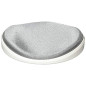 StarTech.com Repose-Poignet Ergonomique pour Bureau - Repose-Poignet Coulissant pour Souris - Tissu argenté - Support de Poignet