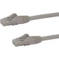 StarTech.com Cordon de raccordement UTP CAT6 - 7,5 m - Sans crochet - Câble patch RJ45 - Fil en cuivre de 0,25 mm² - Gris (N6PAT StarTech.com Cordon de raccordement UTP CAT6 - 7,5 m - Sans crochet - Câble patch RJ45 - Fil en cuivre de 0,25 mm² - Gris (N6PAT