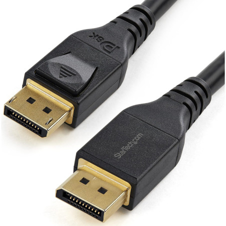 StarTech.com LTLOCKNANO Câble DisplayPort 1.4 - 4 m - Certifié VESA - 8K 6 Hz - HBR3 - HDR - Câble DP 1.4