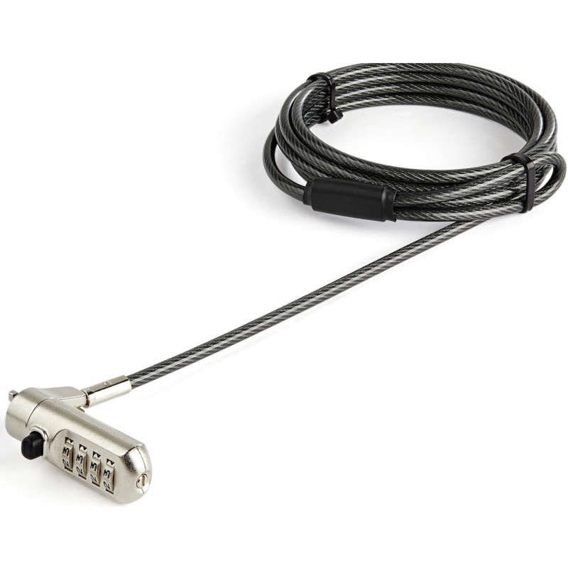 StarTech.com Câble antivol pour ordinateur portable - 2 m - Verrou à combinaison - Nano-Slot - Câble de sécurité StarTech.com Câble antivol pour ordinateur portable - 2 m - Verrou à combinaison - Nano-Slot - Câble de sécurité