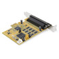 StarTech.com Carte PCI Express à 8 Ports Série RS232 - Adaptateur PCIe Série avec UART 16C1050 - Carte Contrôleur Multiport Séri StarTech.com Carte PCI Express à 8 Ports Série RS232 - Adaptateur PCIe Série avec UART 16C1050 - Carte Contrôleur Multiport Séri