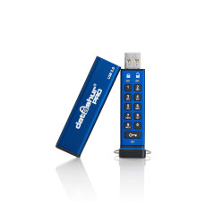 iStorage datAshur PRO 32 Go - Clé USB cryptée - Certifié FIPS 140-2 niveau 3 - Protégé par mot de passe - Résistant à la poussiè