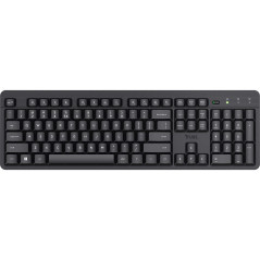 Trust ODY II Clavier sans Fil Silencieux QWERTY US Disposition, Touches Flottantes à Profil Bas, Anti-déversement, Micro Récepte