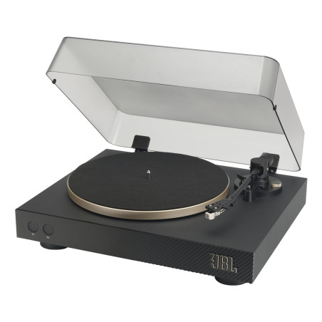 JBL Spinner BT, Platine Bluetooth avec AptX-HD, design dynamique, porte-cellule amovible, plateau en aluminium et entraînement p