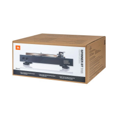 JBL Spinner BT, Platine Bluetooth avec AptX-HD, design dynamique, porte-cellule amovible, plateau en aluminium et entraînement p