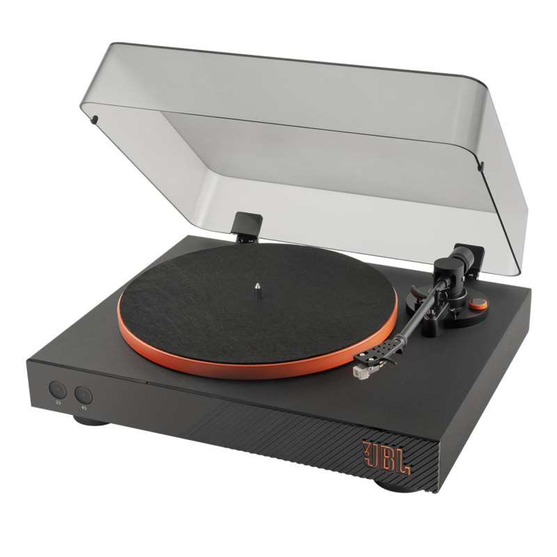 JBL Spinner BT, Platine Bluetooth avec AptX-HD, design dynamique, porte-cellule amovible, plateau en aluminium et entraînement p JBL Spinner BT, Platine Bluetooth avec AptX-HD, design dynamique, porte-cellule amovible, plateau en aluminium et entraînement p