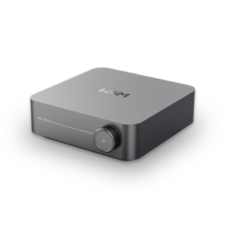 WiiM Amp : Amplificateur de Streaming Multiroom | Compatible avec AirPlay, Google Cast, Alexa | HDMI, Contrôle Vocal | Diffusez