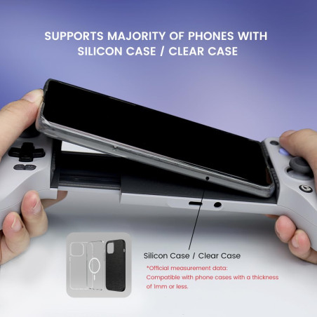 GameSir G8 Galileo Manette de Jeu Mobile (USB-C) - Compatibilité Universelle - Joysticks & Gâchettes à Effet Hall, Prise Audio 3
